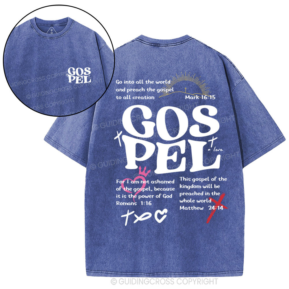 Gospel Christian Washed T-Shirt