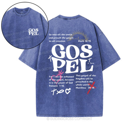Gospel Christian Washed T-Shirt