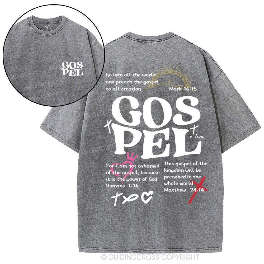 Gospel Christian Washed T-Shirt