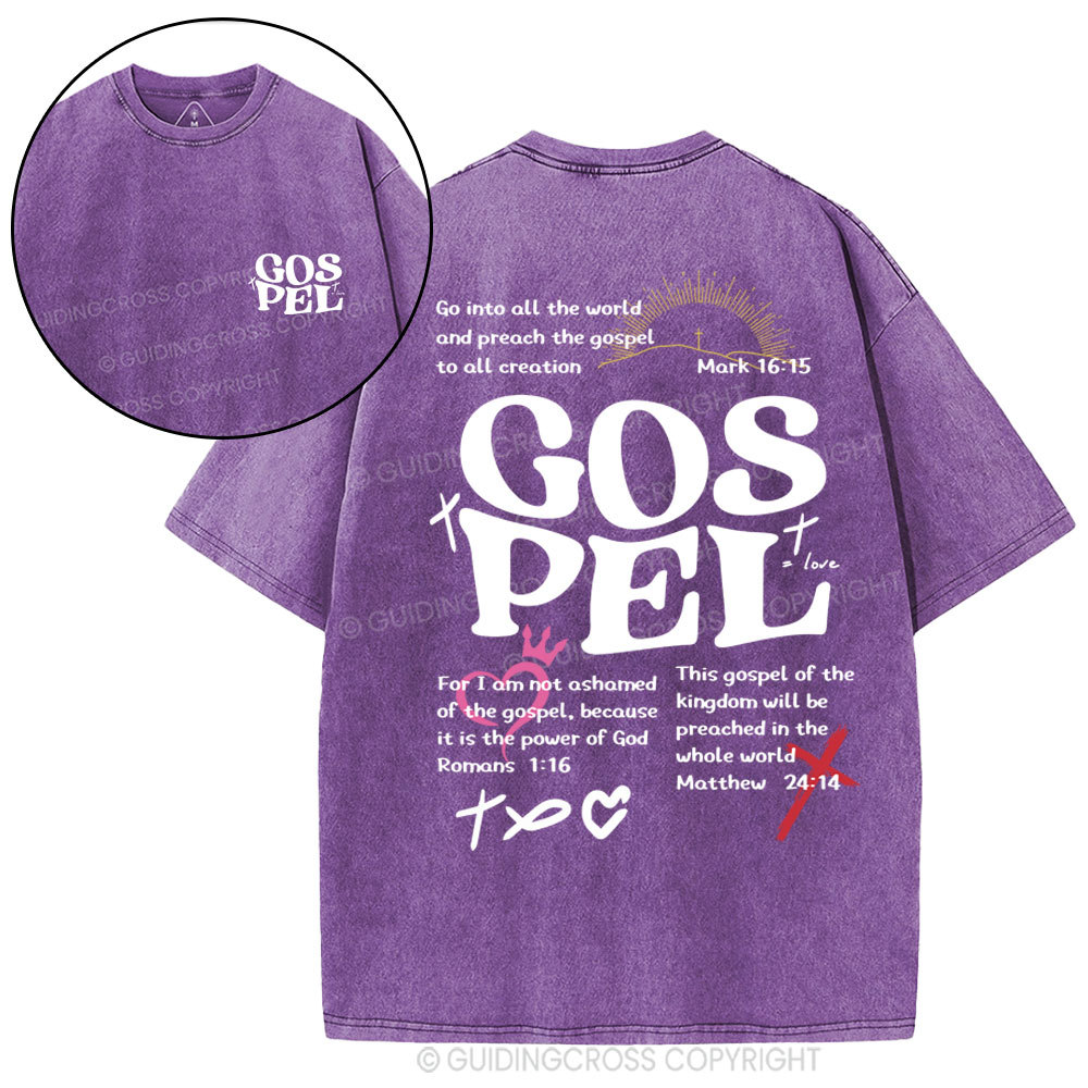 Gospel Christian Washed T-Shirt