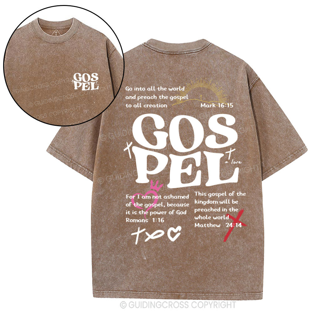 Gospel Christian Washed T-Shirt