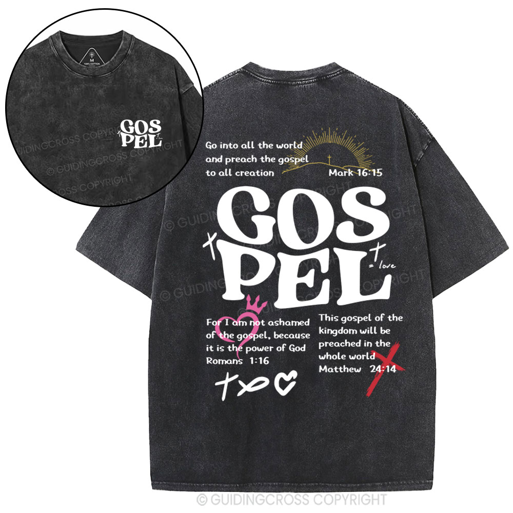 Gospel Christian Washed T-Shirt