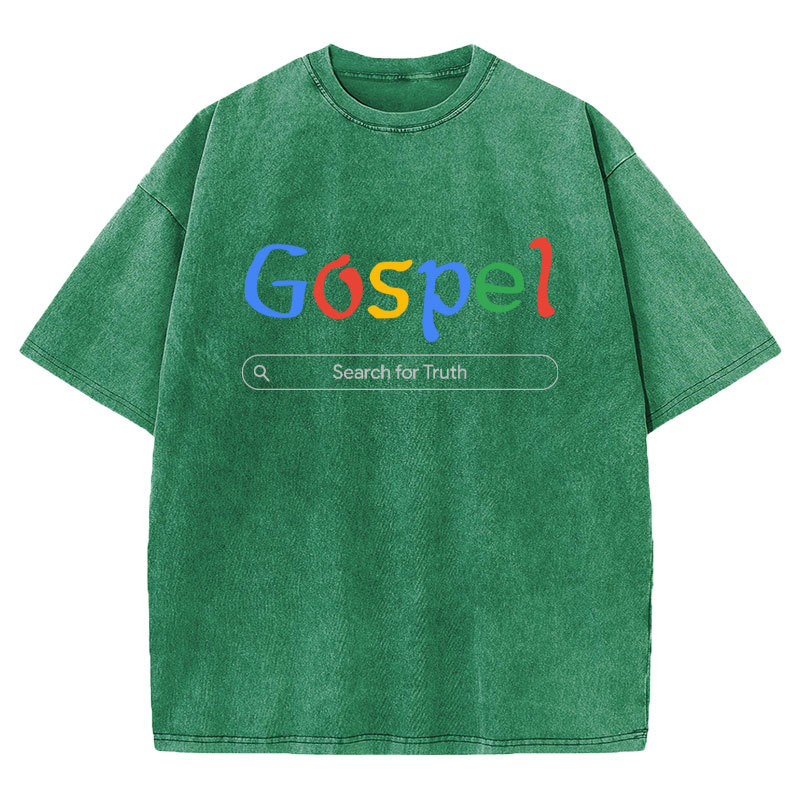 Gospel Christian Washed T-shirt
