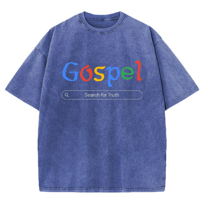 Gospel Christian Washed T-shirt