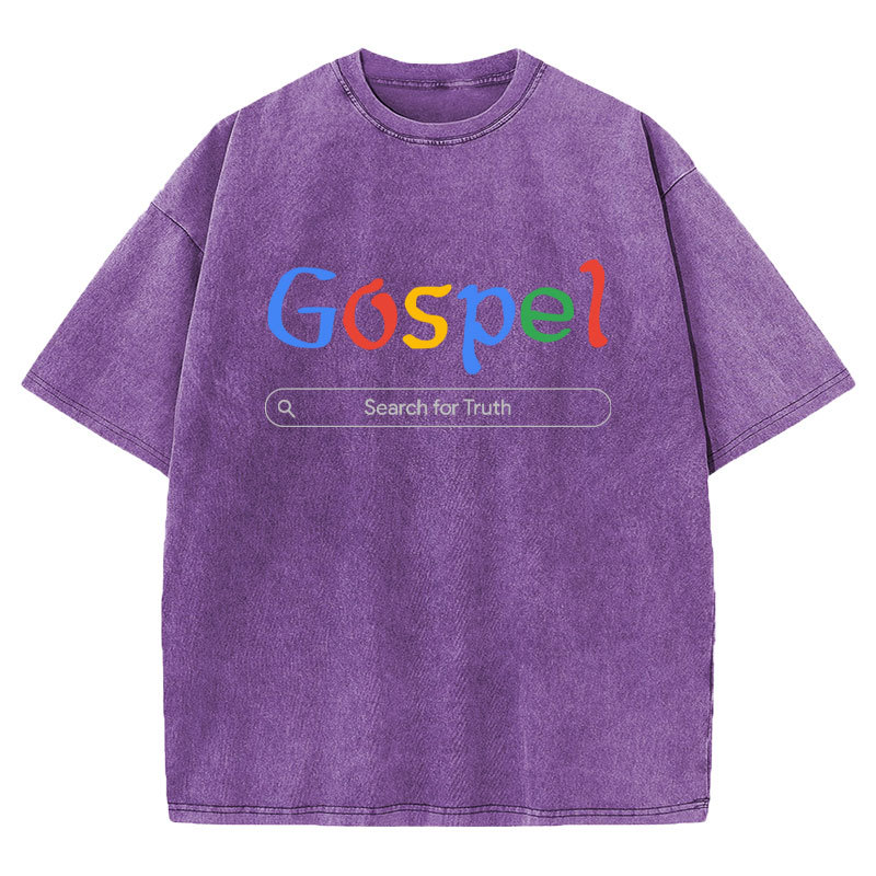 Gospel Christian Washed T-shirt