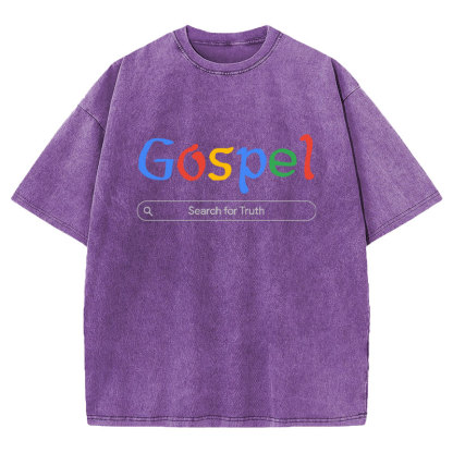 Gospel Christian Washed T-shirt