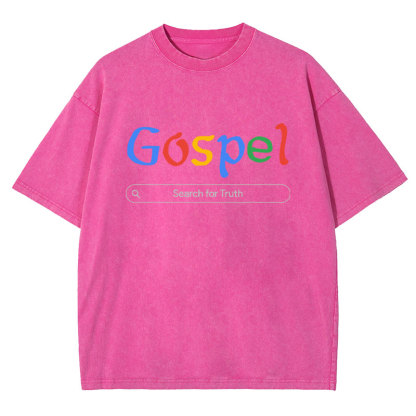 Gospel Christian Washed T-shirt