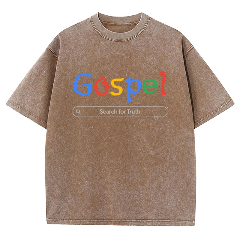 Gospel Christian Washed T-shirt