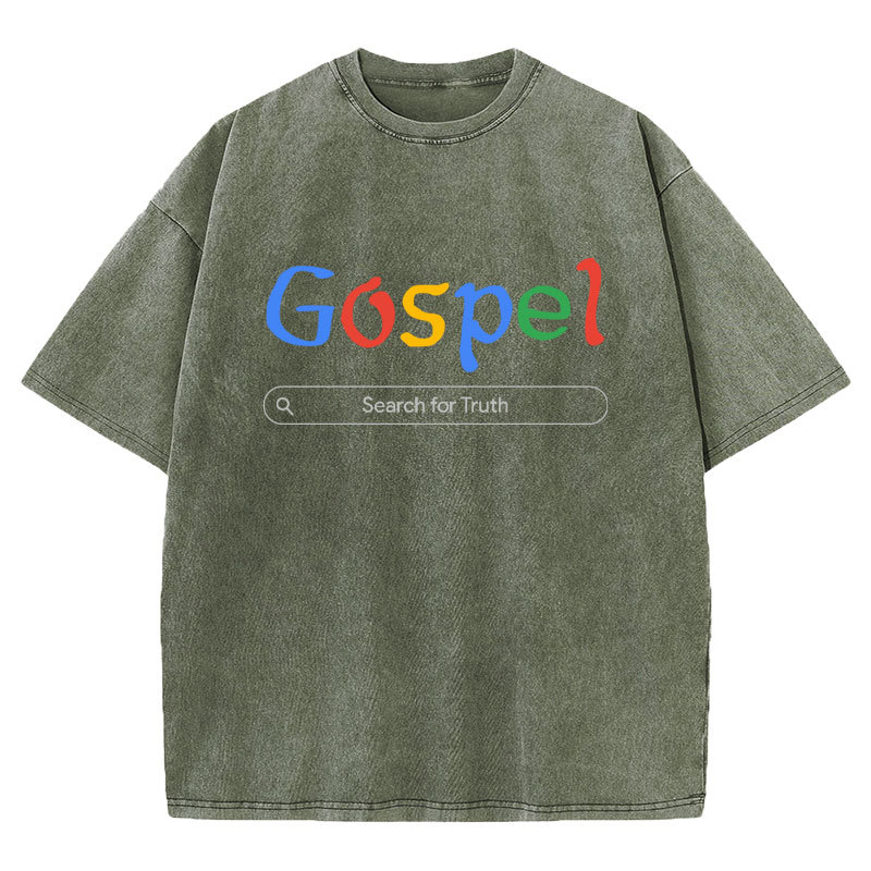 Gospel Christian Washed T-shirt