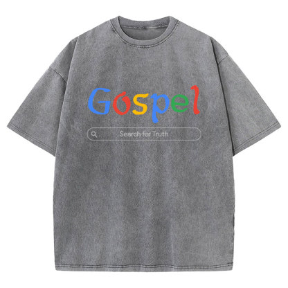 Gospel Christian Washed T-shirt