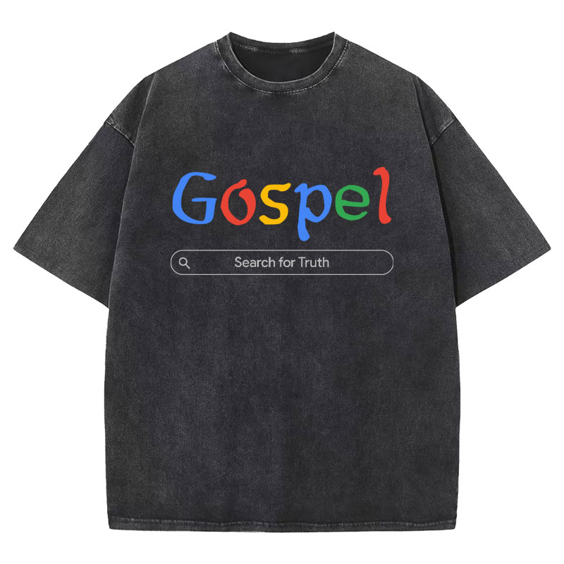 Gospel Christian Washed T-shirt Sale - GuidingCross