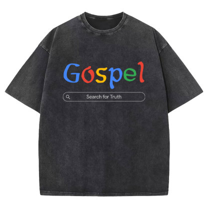 Gospel Christian Washed T-shirt