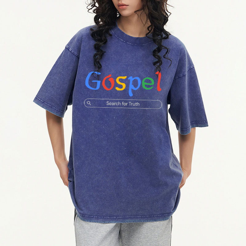 Gospel Christian Washed T-shirt