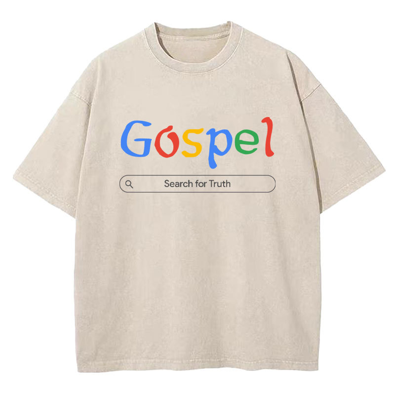 Gospel Christian Washed T-shirt