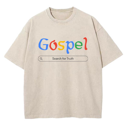 Gospel Christian Washed T-shirt