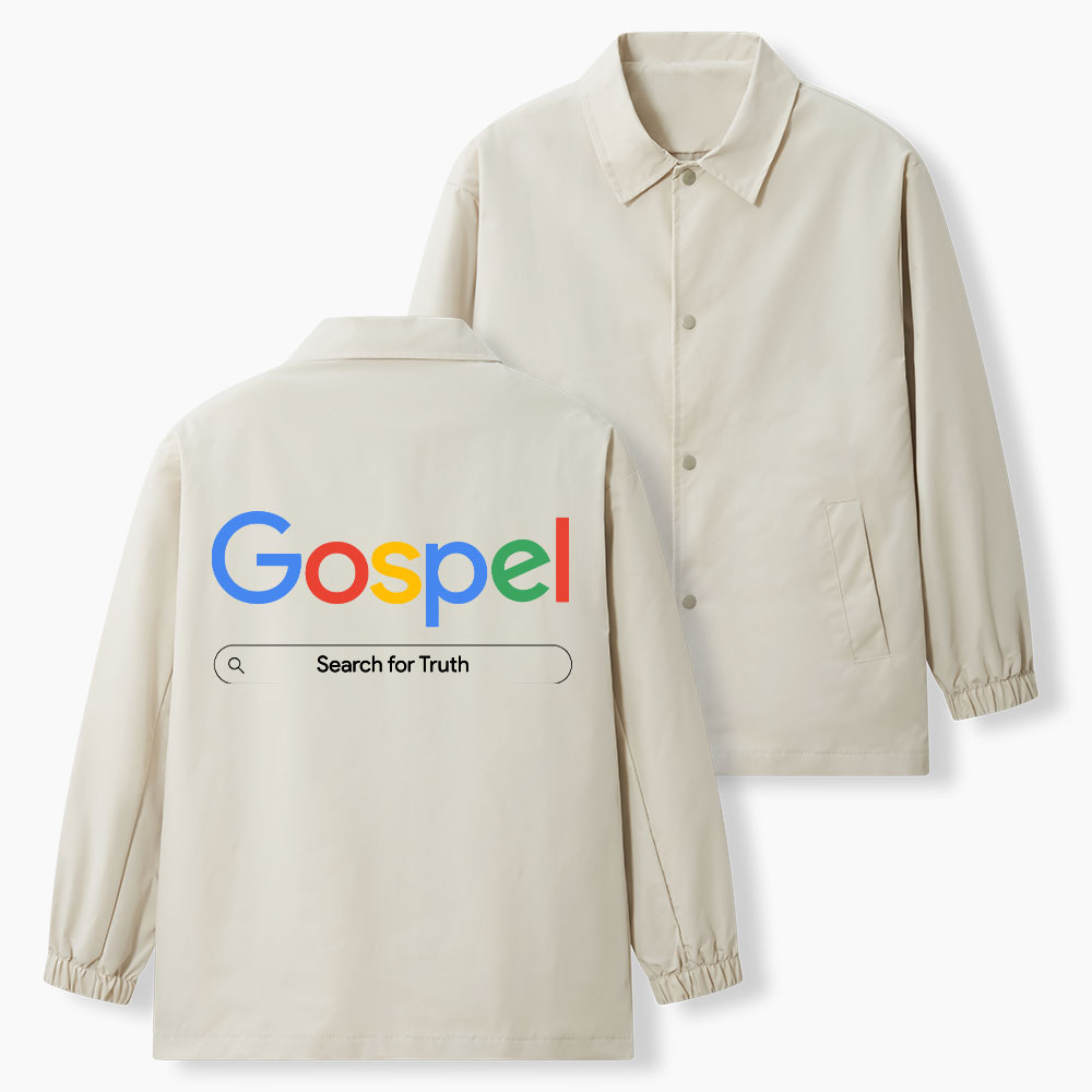 Gospel Search For Truth Christian Coach Jacket