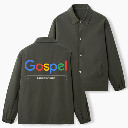 Gospel Search For Truth Christian Coach Jacket