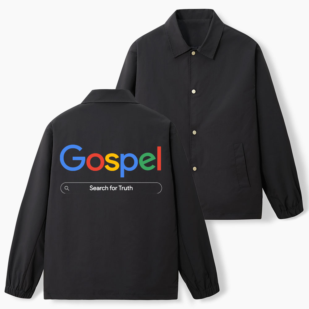 Gospel Search For Truth Christian Coach Jacket