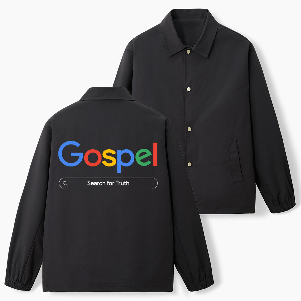 Gospel Search For Truth Christian Coach Jacket