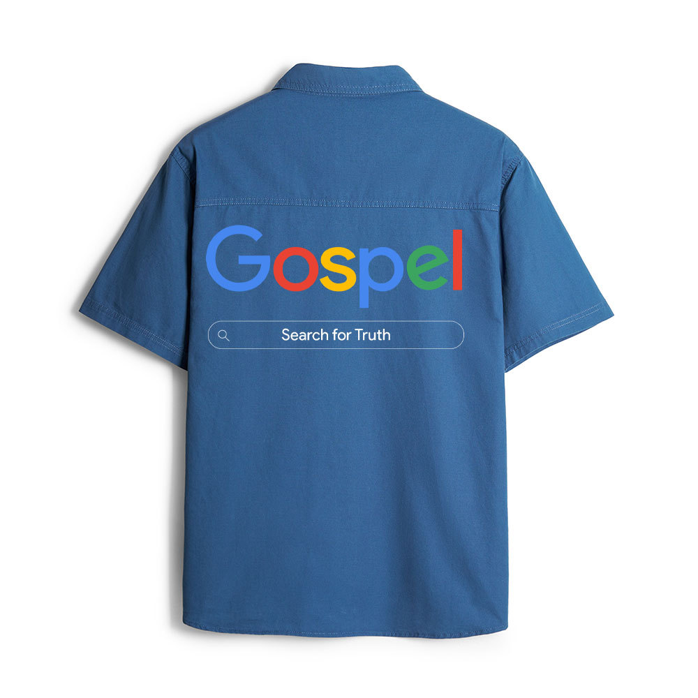 Gospel Search For Truth Christian Work Shirt
