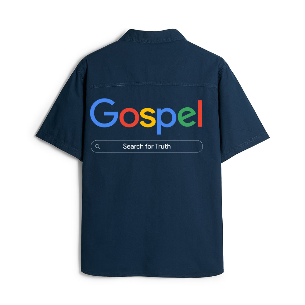 Gospel Search For Truth Christian Work Shirt