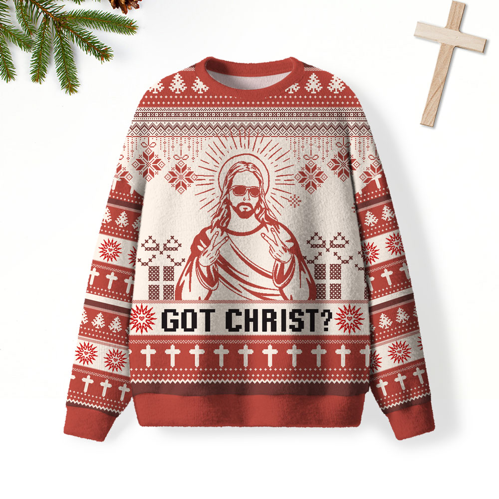 Got Christ Furry Christian Lightweight Sweater