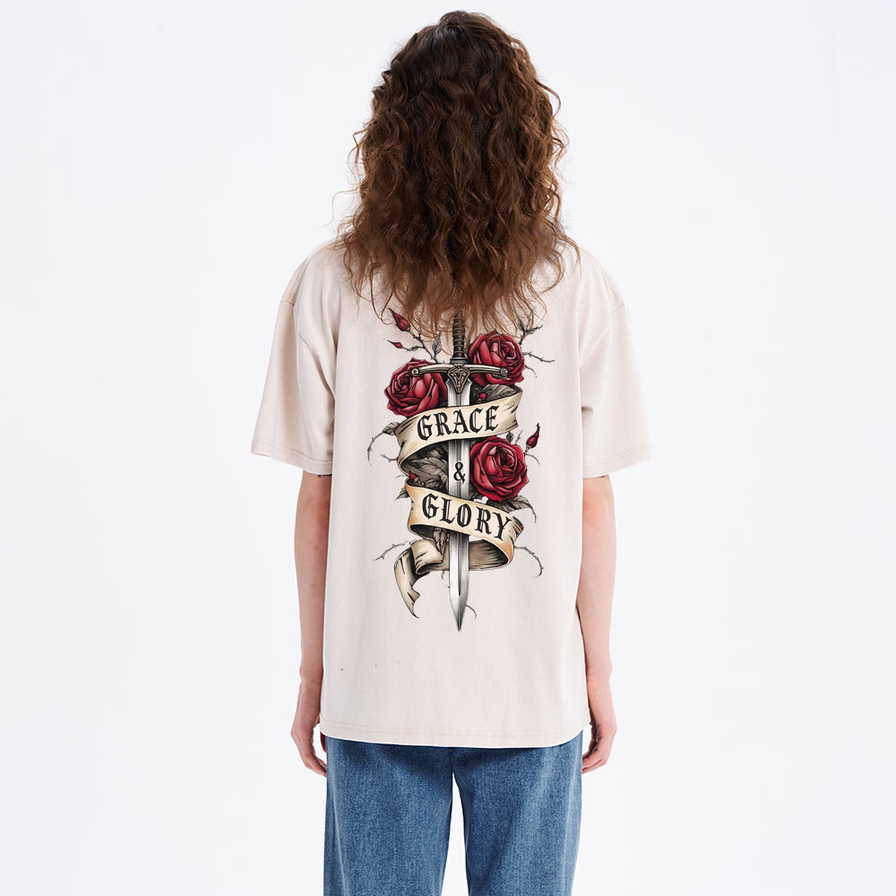 Grace & Glory Christian Washed T-Shirt