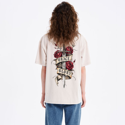 Grace & Glory Christian Washed T-Shirt
