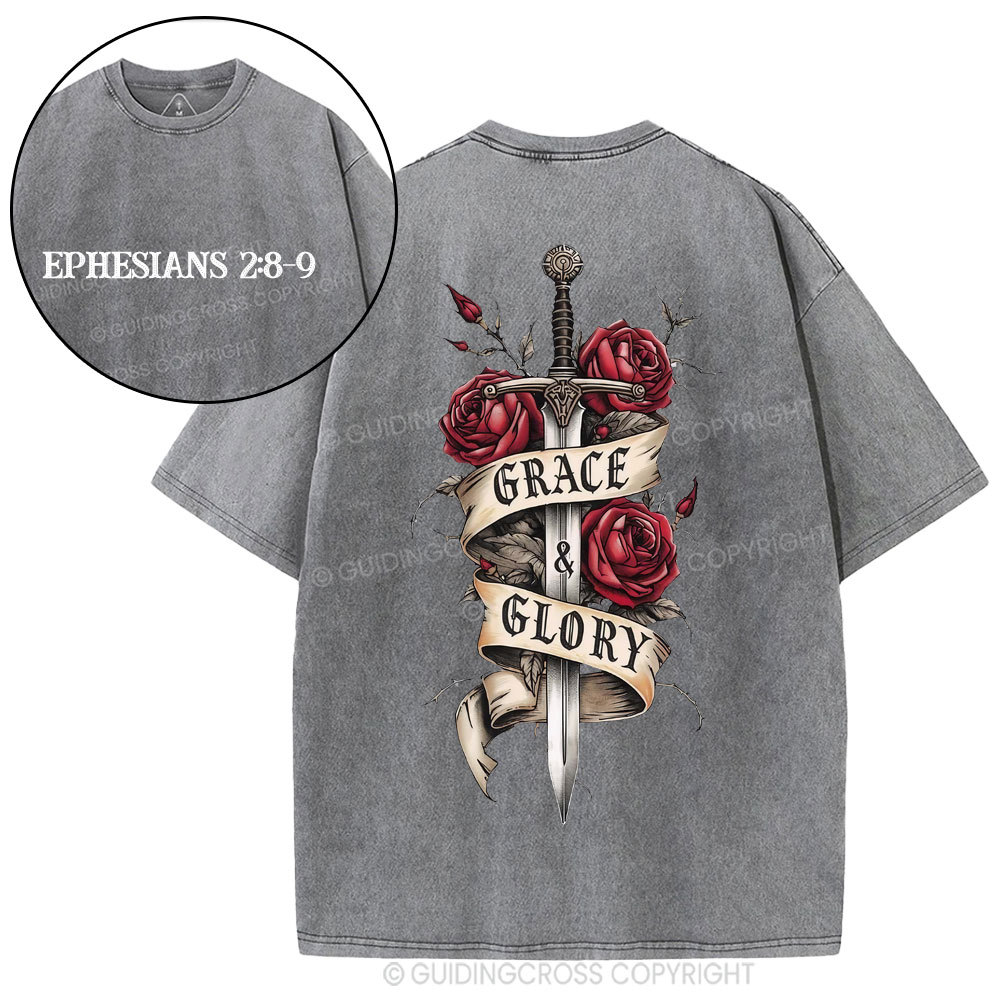Grace & Glory Christian Washed T-Shirt
