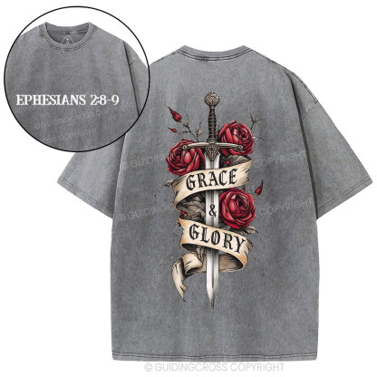 Grace & Glory Christian Washed T-Shirt