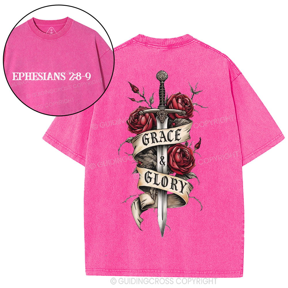 Grace & Glory Christian Washed T-Shirt