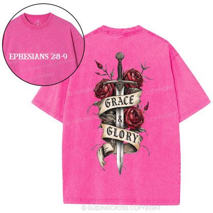 Grace & Glory Christian Washed T-Shirt