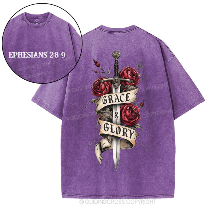 Grace & Glory Christian Washed T-Shirt