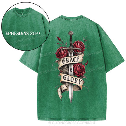 Grace & Glory Christian Washed T-Shirt