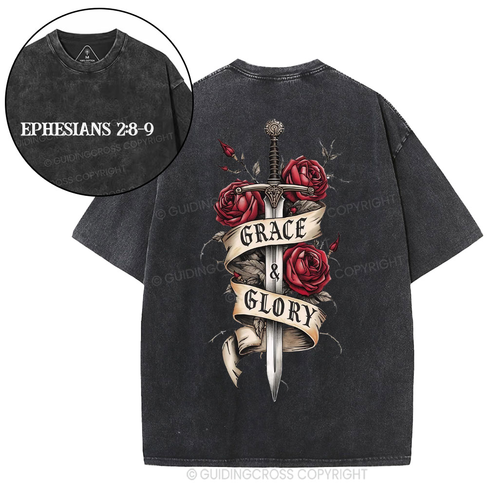 Grace & Glory Christian Washed T-Shirt