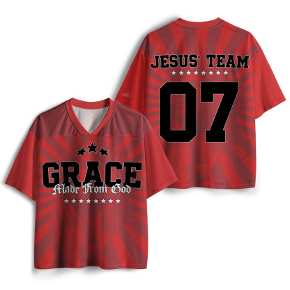 Grace Made From God Christian Mesh Jersey