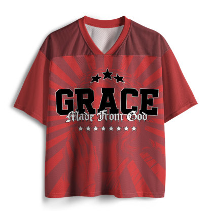 Grace Made From God Christian Mesh Jersey