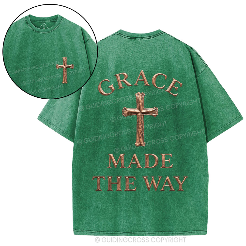 Blessed Is The Nation Whose God Is The Lord Christian Washed T-Shirt Sale - GuidingCross
