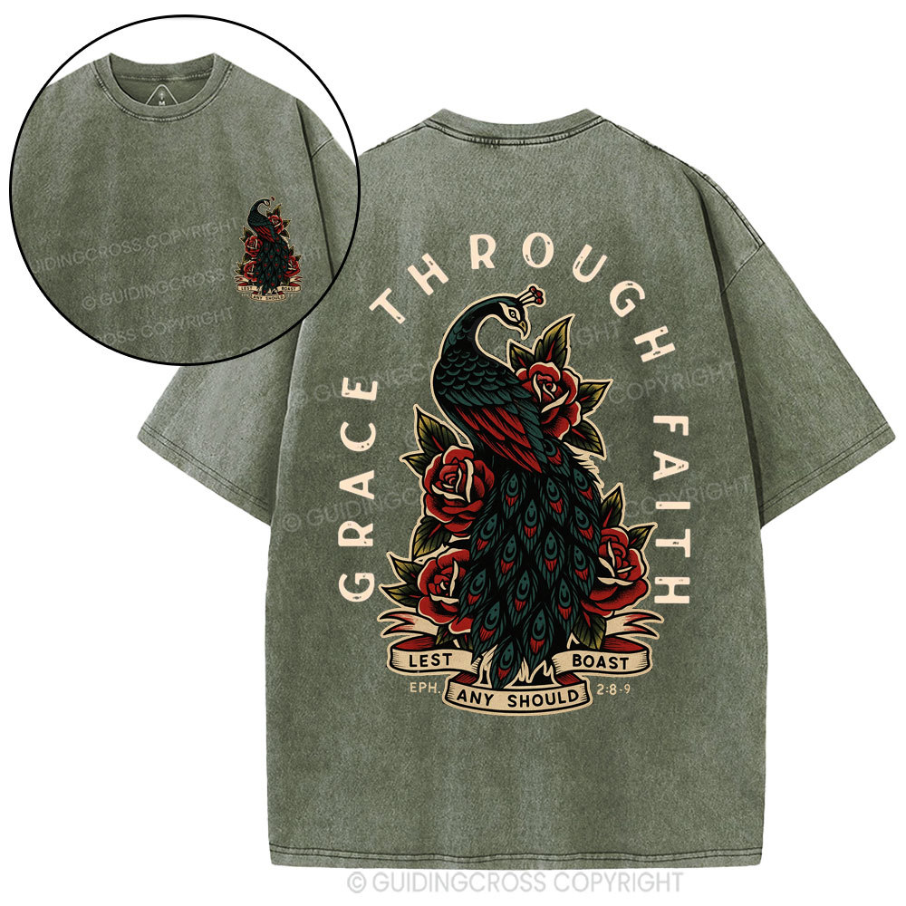 New-Sample Christian Washed T-Shirt Sale - GuidingCross