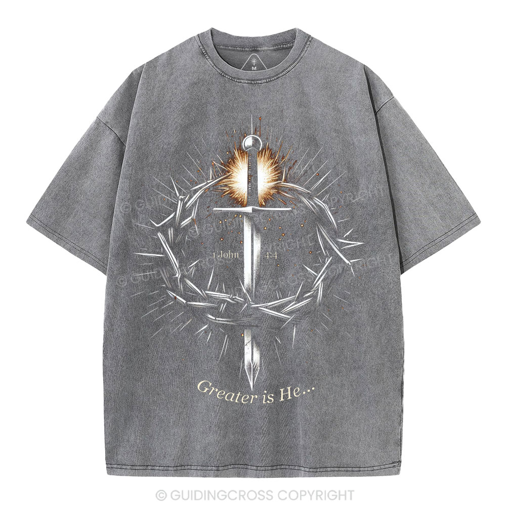 New-Sample Christian Washed T-Shirt Sale - GuidingCross