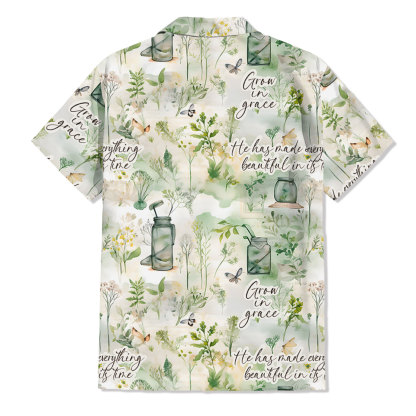 Grow In Grace Christian Hawaiian Shirt