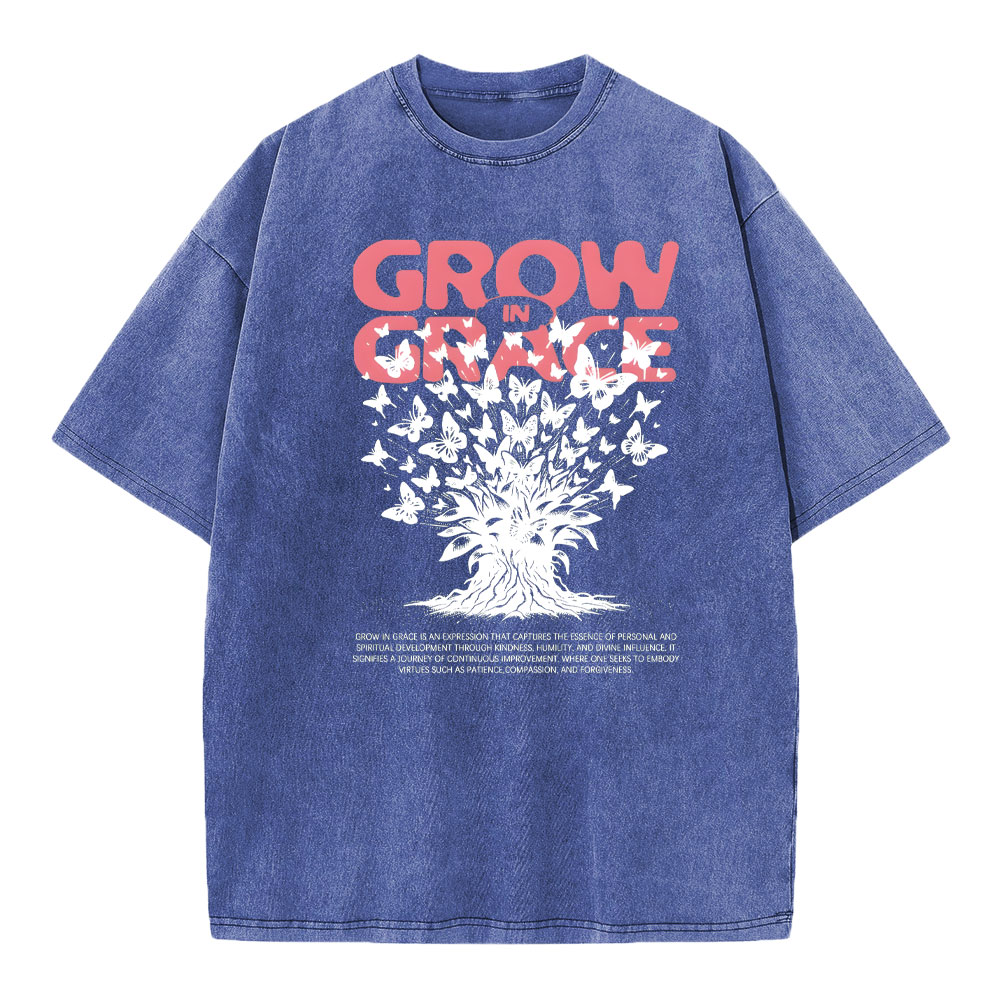 Grow With Grace Christian T Shirt
