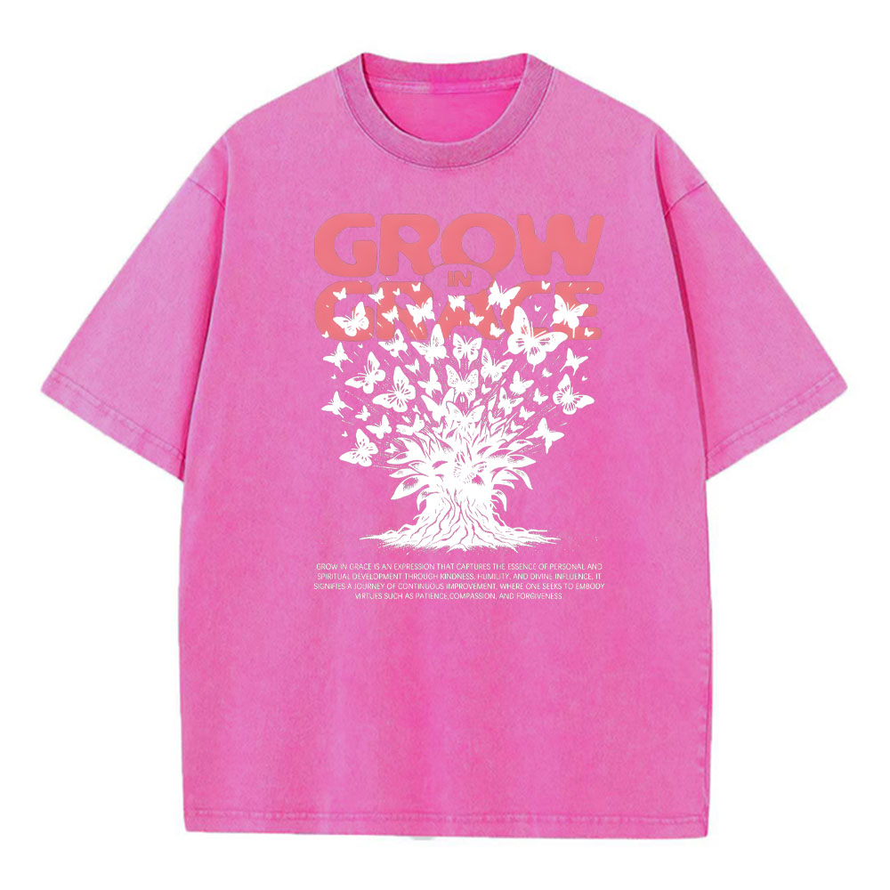 Grow With Grace Christian T Shirt