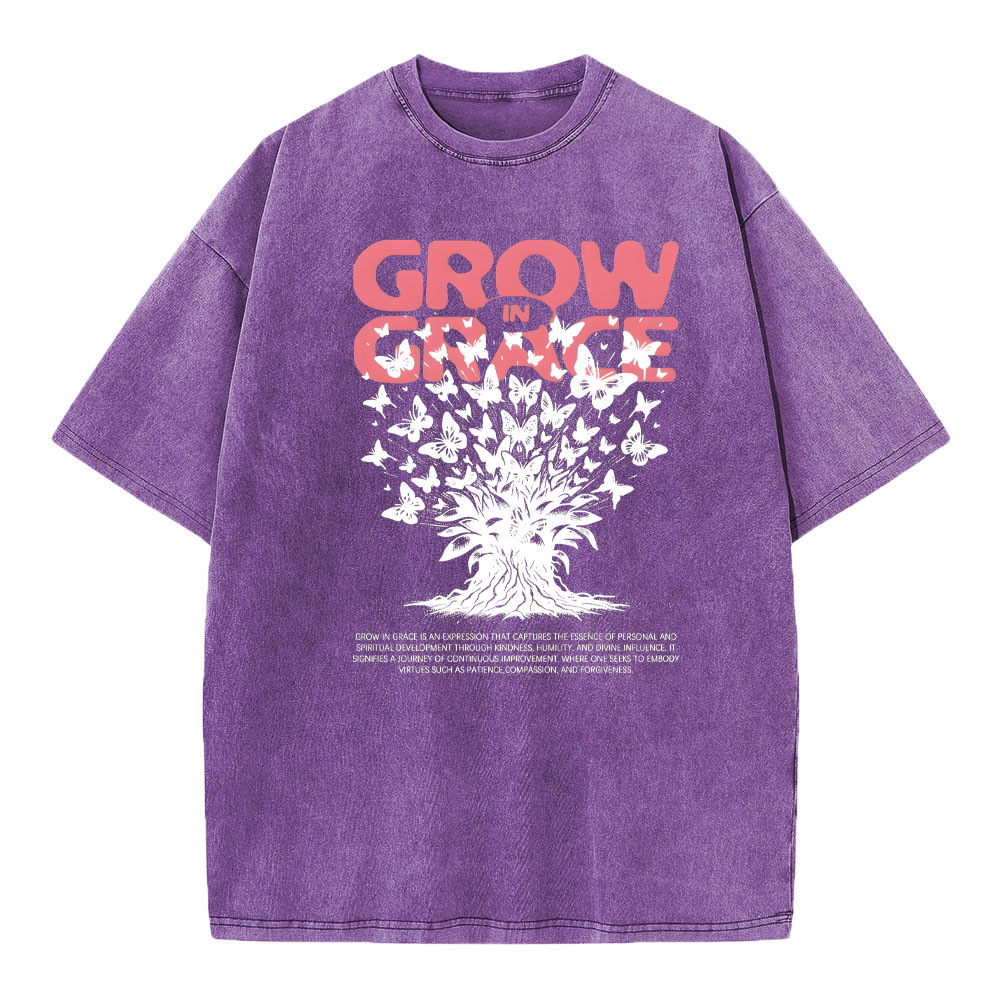 Grow With Grace Christian T Shirt