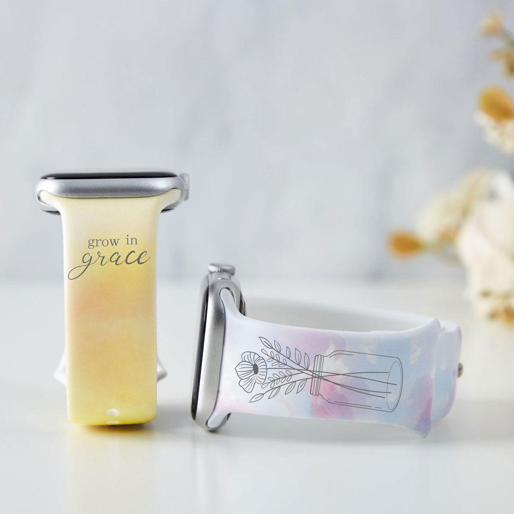 Grow In Grace Christian Tie Dye Watch Band