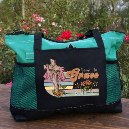 Grow In Grace Christian Tote Bag