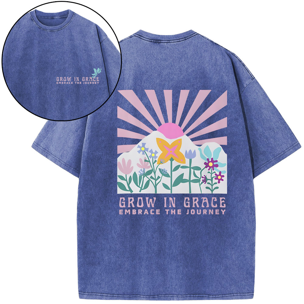 Grow With Grace Christian T Shirt