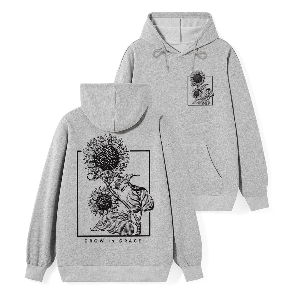 Grow In Grace Classic Christian Hoodie