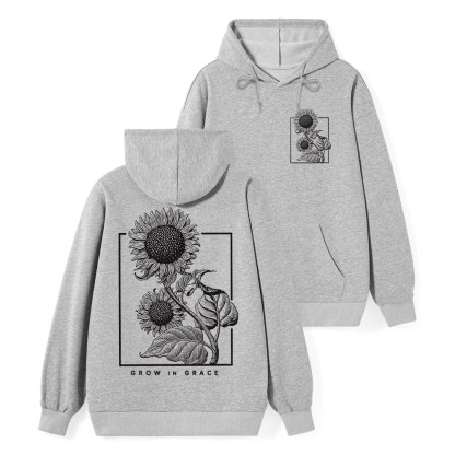 Grow In Grace Classic Christian Hoodie