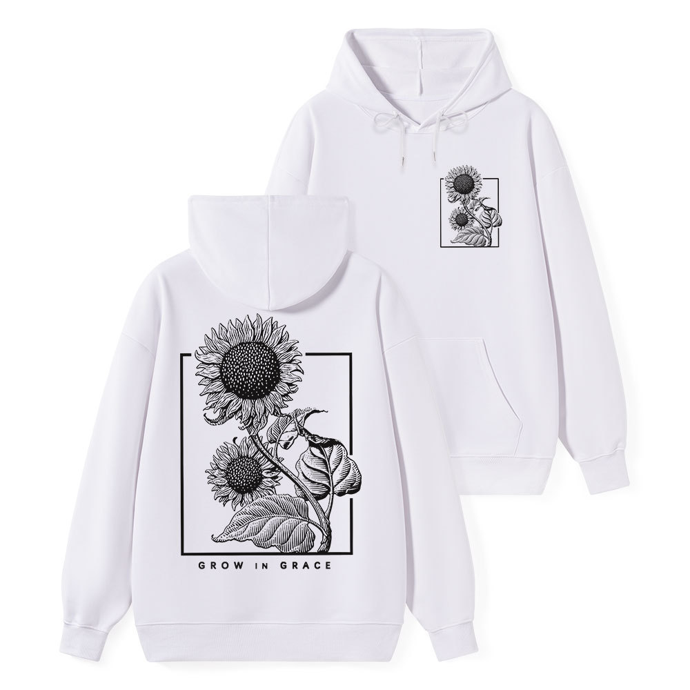 Grow In Grace Classic Christian Hoodie